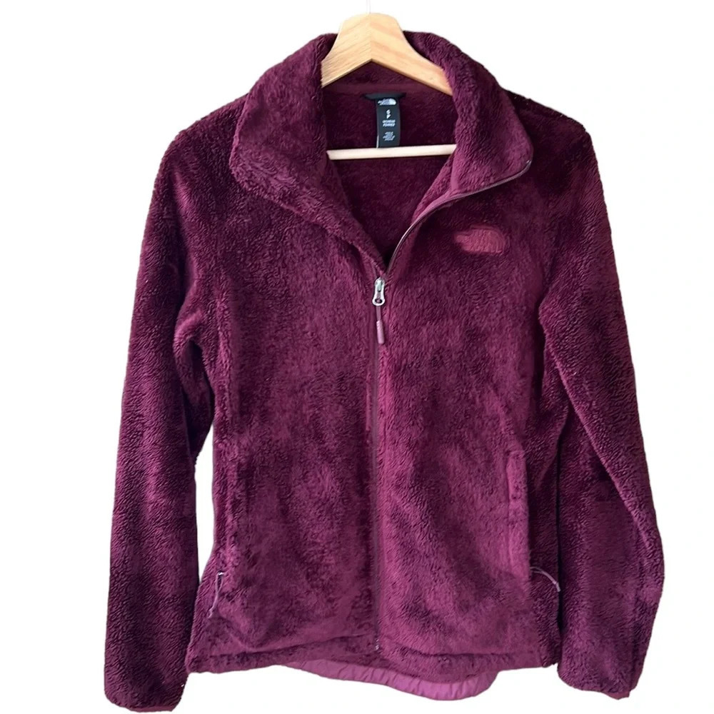 The North Face Osito Jacket Full Zip Burgundy Size S
